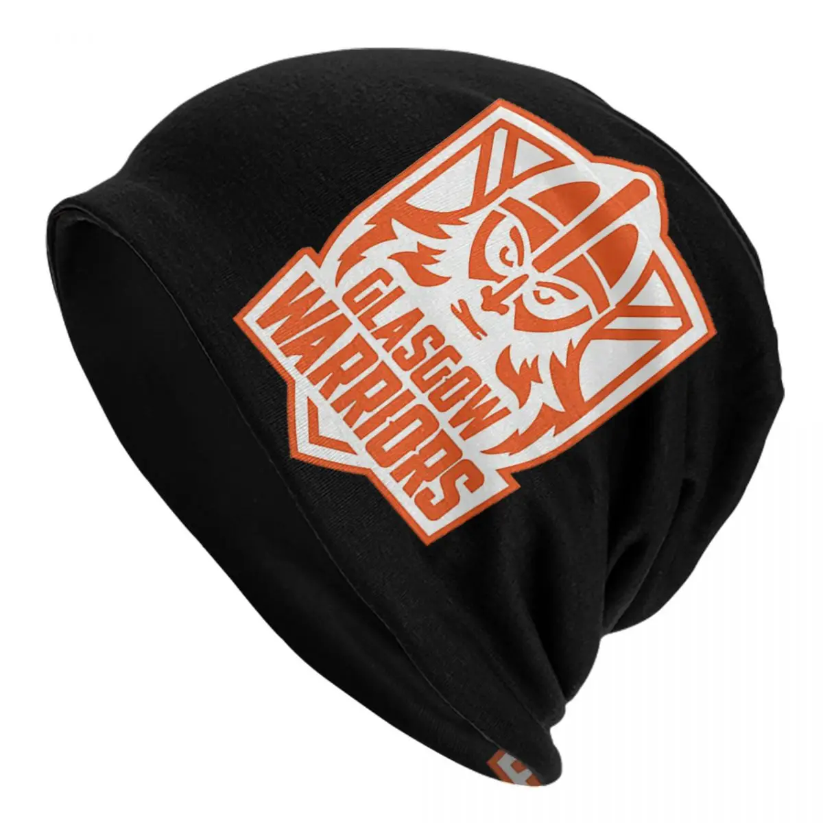 Glasgow Warriors Rugby-Team Warm Knitted Cap Fashion Bonnet Hat Autumn Winter Outdoor Beanies Hats for Men Women Adult