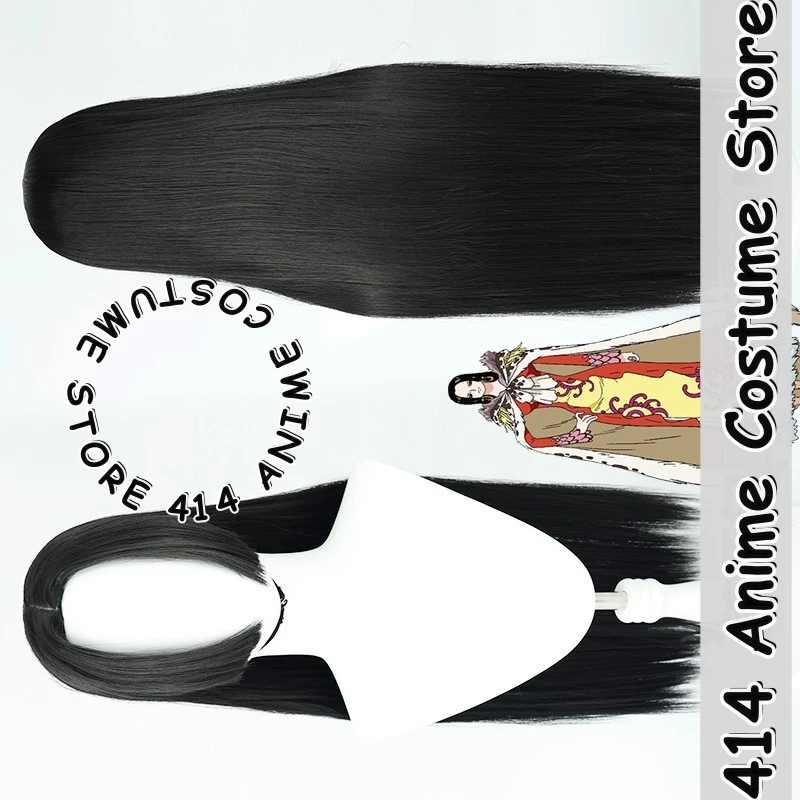 

Game & Anime Boa Hancock Cosplay Wig O/Pc Shichibukai Heat-Resistant Fiber Synthetic Hair