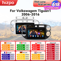 Hizpo 2 Din Android Auto Radio For VW Volkswagen Tiguan 1 NF 2006-2016 Carplay Car Multimedia GPS 2din Autoradio Head Unit Navi
