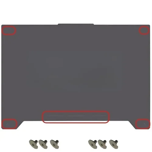 Imagen 2 del producto Para TUF Gaming F15 FX507 FA507 FX507Z FA507R portátil LCD contraportada bisel frontal reposamanos cubierta inferior bisagra