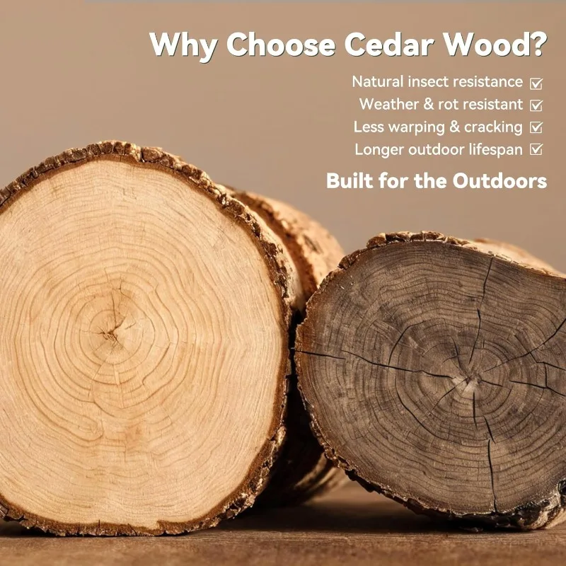 شرفة أرز مقاس 12 × 14 قدمًا مع خزانة تخزين وسقف فولاذي مزدوج ولوحة لأشعة الشمس #3