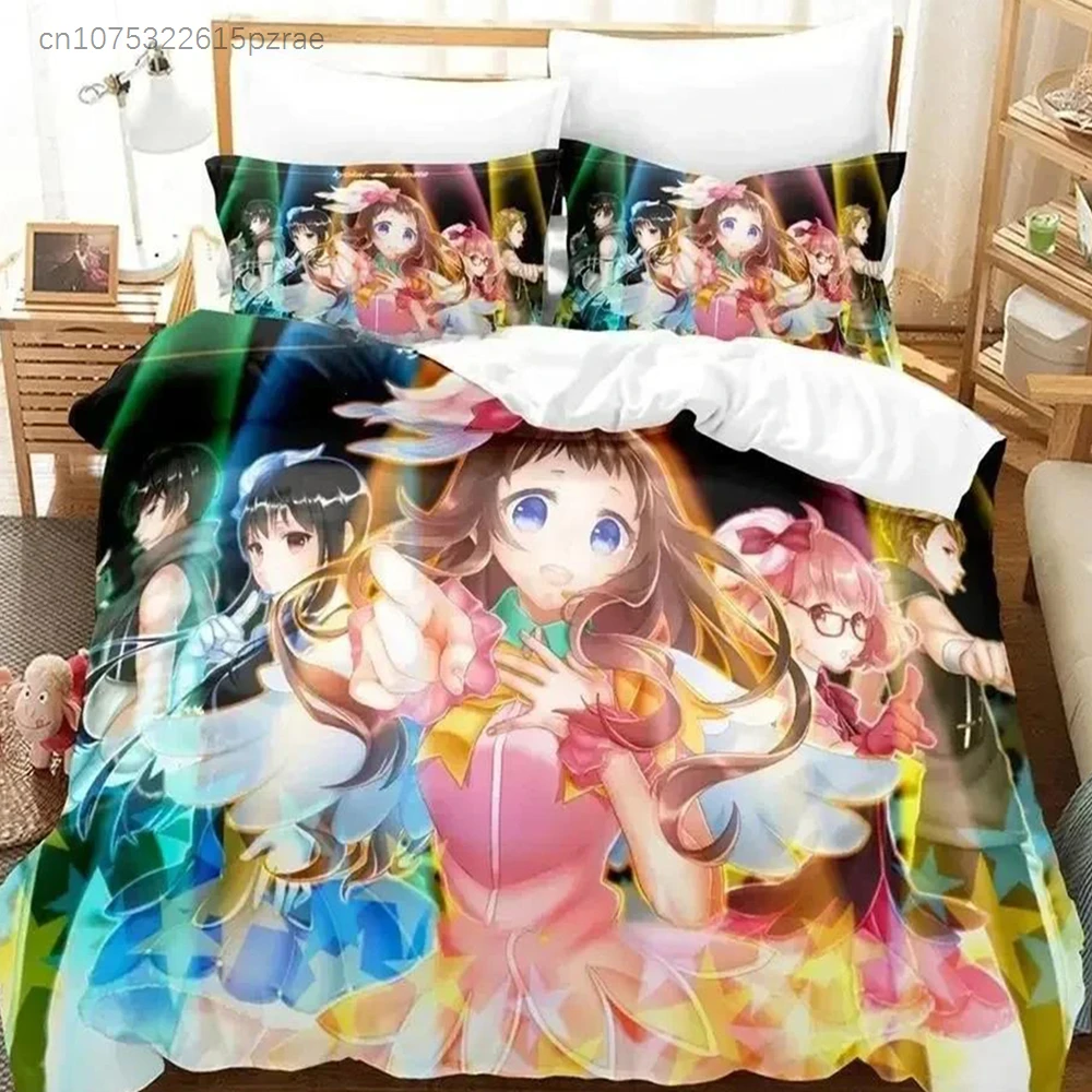New Beyond The Boundary Bedding Set Printed Bed Set With Pillowcase Bed Duvet Cover Soft Queen King Size Bedclothes Home