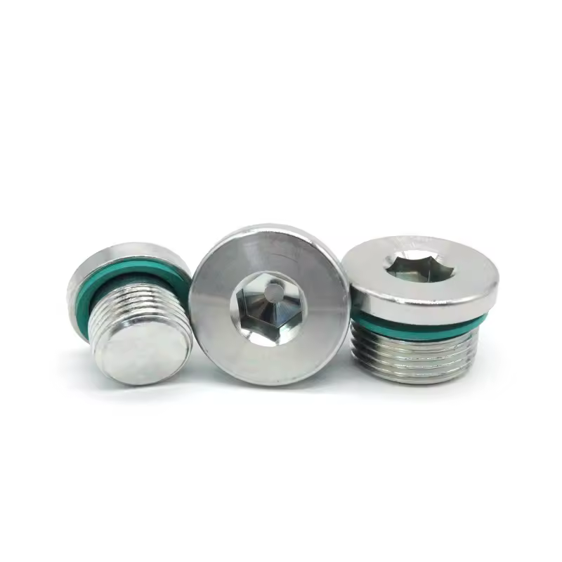 M8 M10 M12 M14 M16 M18 M20 1/8" 1/4" 3/8" 1/2" 3/4" 1" BSP Метрическая шестигранная головка с внутренним шестигранником ED Торцевая заглушка FKM Уплотнительное кольцо Фланец Заглушка P