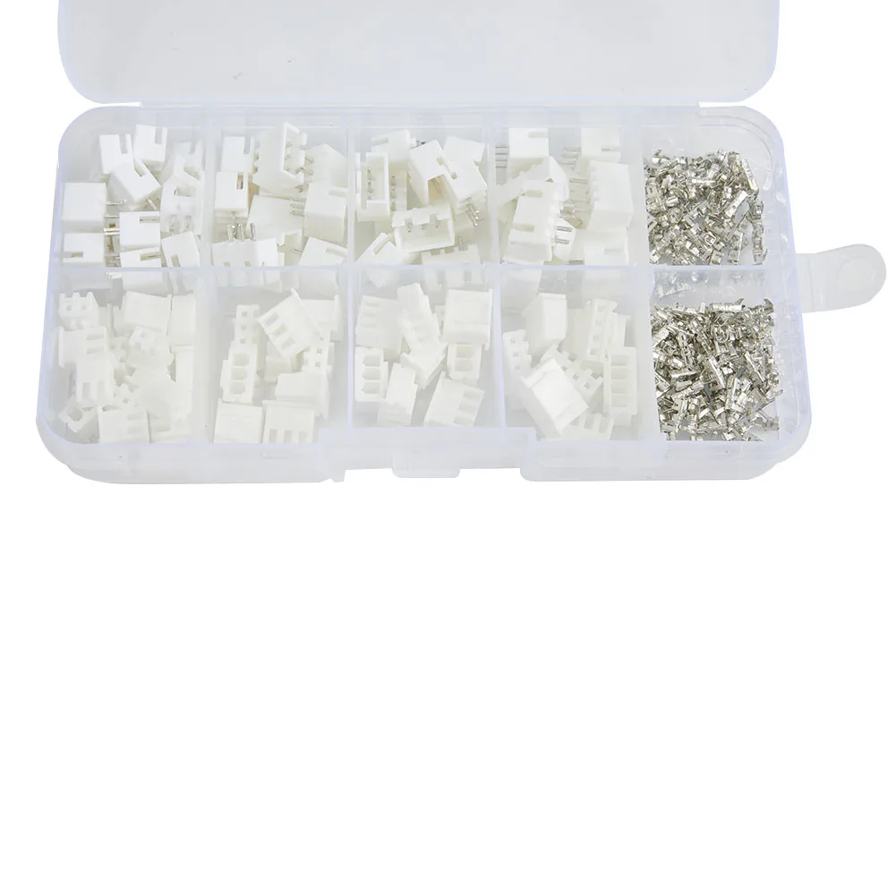 Diverse Electrical Connection Options Includes a Total of 250pcs in the Popular XH2 54 Series Plus Necessary Terminals
