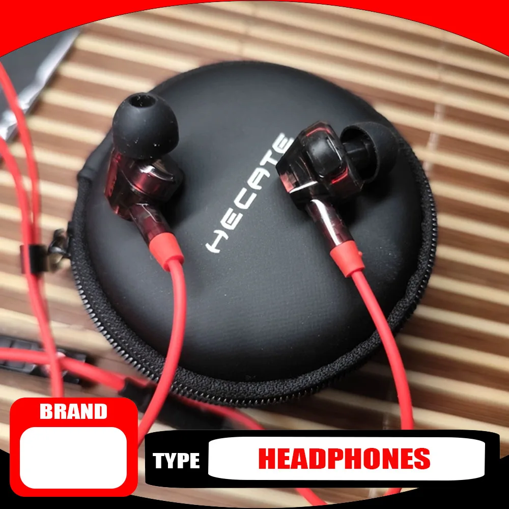 Edifier GM400 in-ear Headphones Gaming, Esports, Dual Dynamic Driver, Simple Call Function, HiFi 3.5mm/Type-c Wired Earbuds