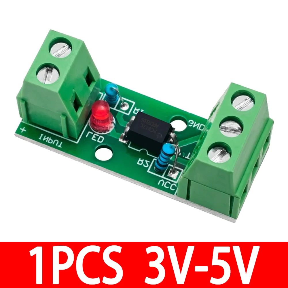 PC817 Optokoppler Isolationsmodul – 1-Kanal, DC3–24 V, 5 KHz, NPN-kompatibel, Für Industrie & Mikrocontroller
