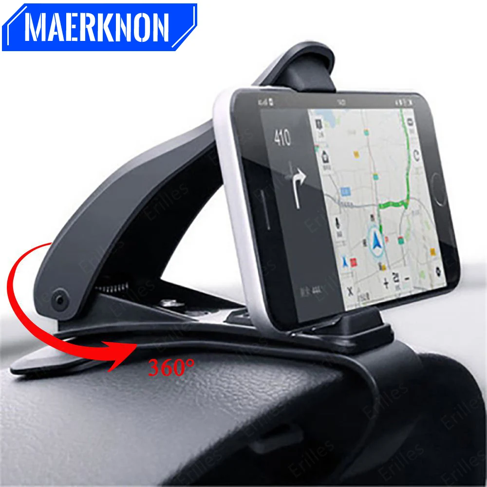 Car Phone Holder Universal 360 Mount Stand Holder for Cell Phone in Car GPS Dashboard Bracket For iphone Xiaomi Samsung Holders