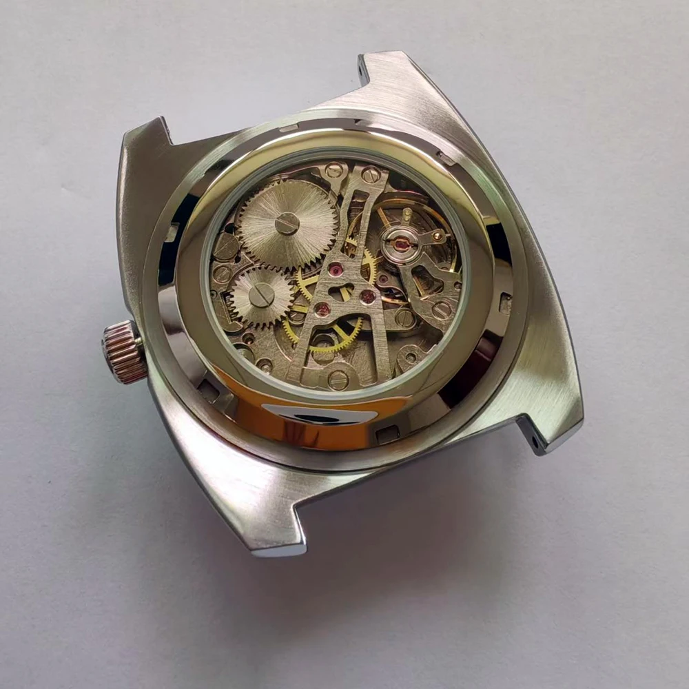 Vintage Mechanische Armbanduhr Automatikuhren Herren Große Uhr Männliche Zeitmesser Retro Markendesign Luxusuhren – Detail 9