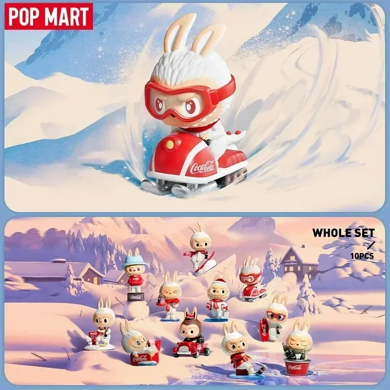 POP MART THE MONSTERS serie Coca-Cola caja ciega juguetes Kawaii Anime figura de acción sorpresa caja misteriosa bolsa de adivinación