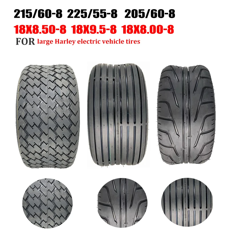 18x8.50-8 vacuum tires 215/60-8 225/55-8 205/60-8 suitable for large Harley electric vehicle  18 inches