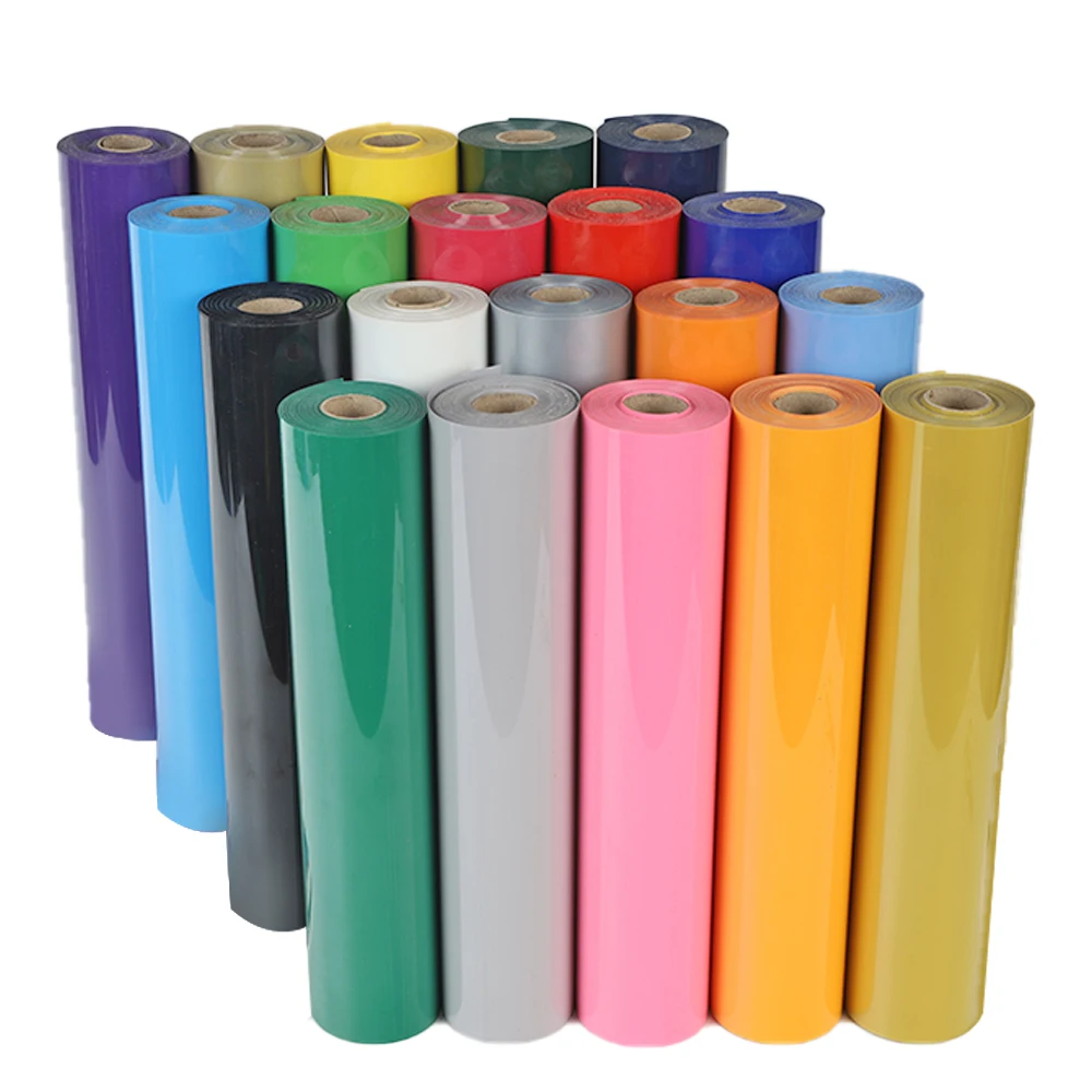 HTV Vinyl Roll, Heat Transfer Vinyl for T-Shirts Fabric, Cotton, Pillow, Iron On Vinyl For All Cutter Machine, Easy to Cut &Weed