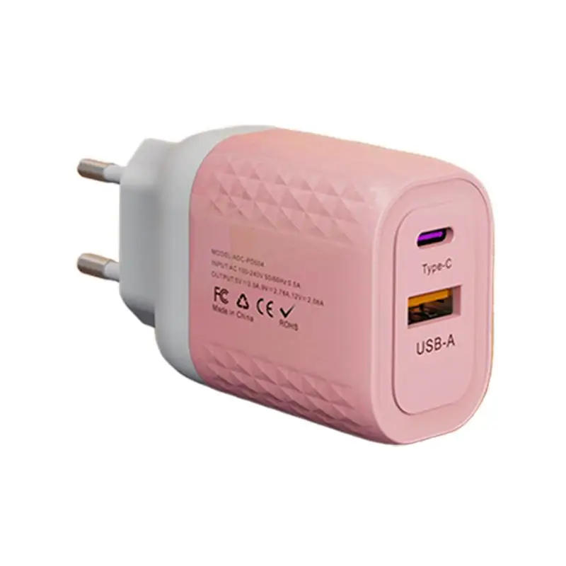 Fast Charging Wall Block 120w Quick Charging Wall Adapter Double Port Fast Wall Charger Quick Charger Plug Cube Quick Charging