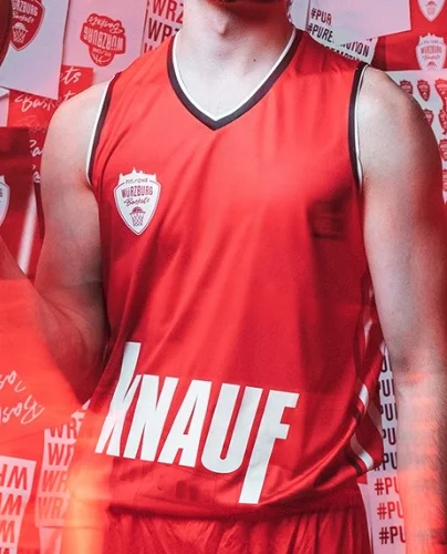 2526 New Hot Würzburg Baskets Basketball Suit, Quick Drying Breathable Sleeveless Shirt, Family Parent-child Outfit