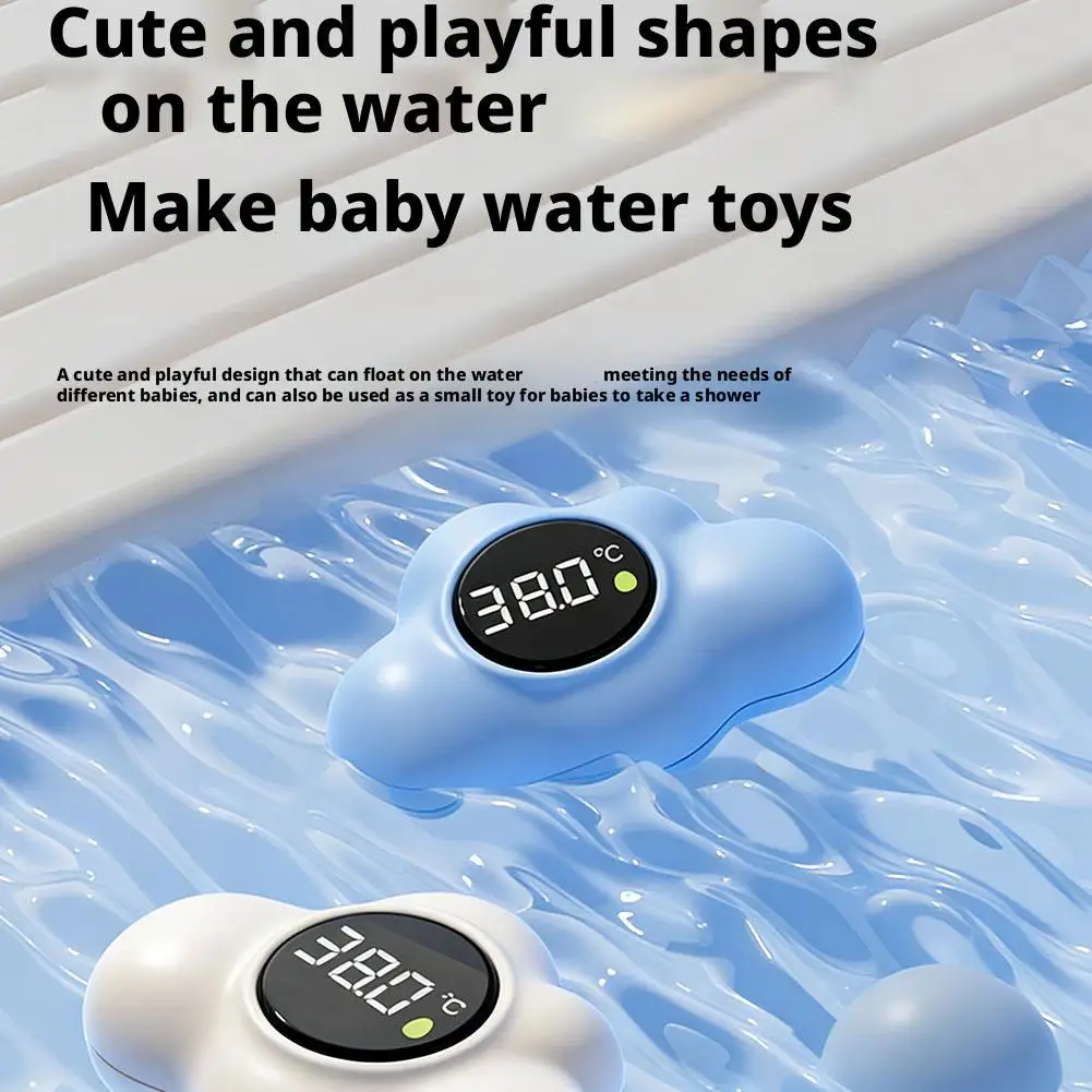 Baby Bath Temperature Meter Floating Digital Water Baby Bath Temperature Meter LED Display Temperature Tester Safety Cartoon 1pc