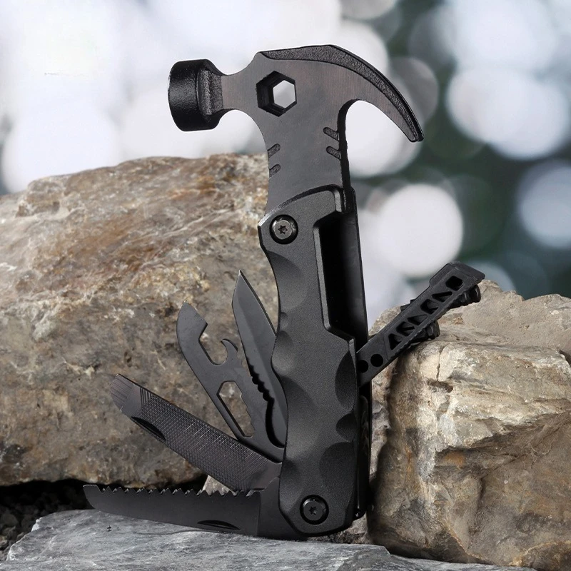 

Multi-functional claw hammer, multi-purpose mini hammer, outdoor camping and mountaineering tools, multi-tool pliers, men's gift