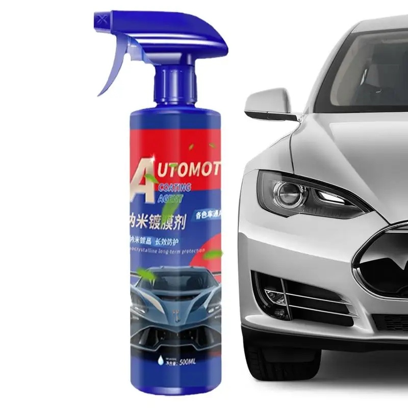 High Protection Quick Car Coating Spray Ceramic Coating For Auto Paint 500ml Rapid Car Wax Polish For Cars Trucks Motorcycles