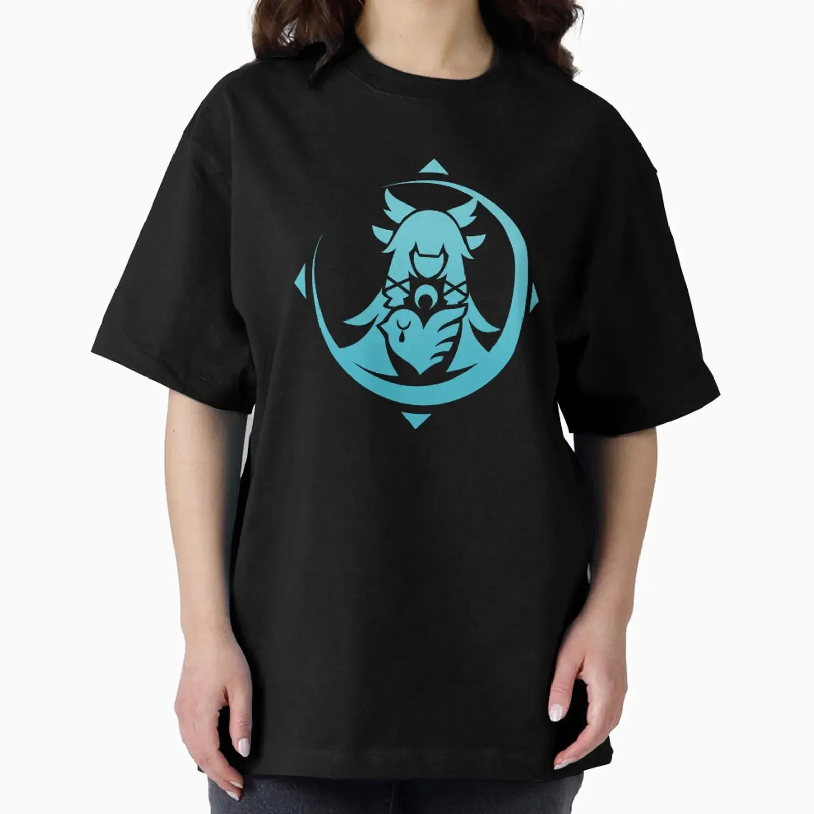 Columbina Constel lation logo Genshin Impact designed and sold by damomonkey vintage Washed Comfortable Stretched graphic
