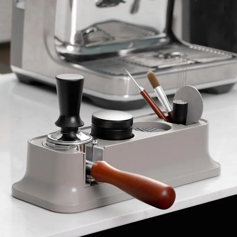 

Coffee Portafilter Holder Support Stand ABS Base For 51mm 54mm 58mm Tamper Mat Coffee Tamper Station Coffee Maker Accessories