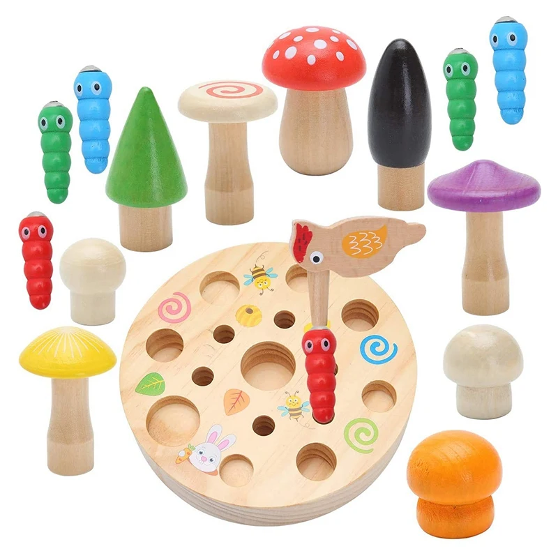 Jouets Magnétiques en Bois pour Enfant, Accessoire d'ApprentiCumbria Présв, pour la Récolte