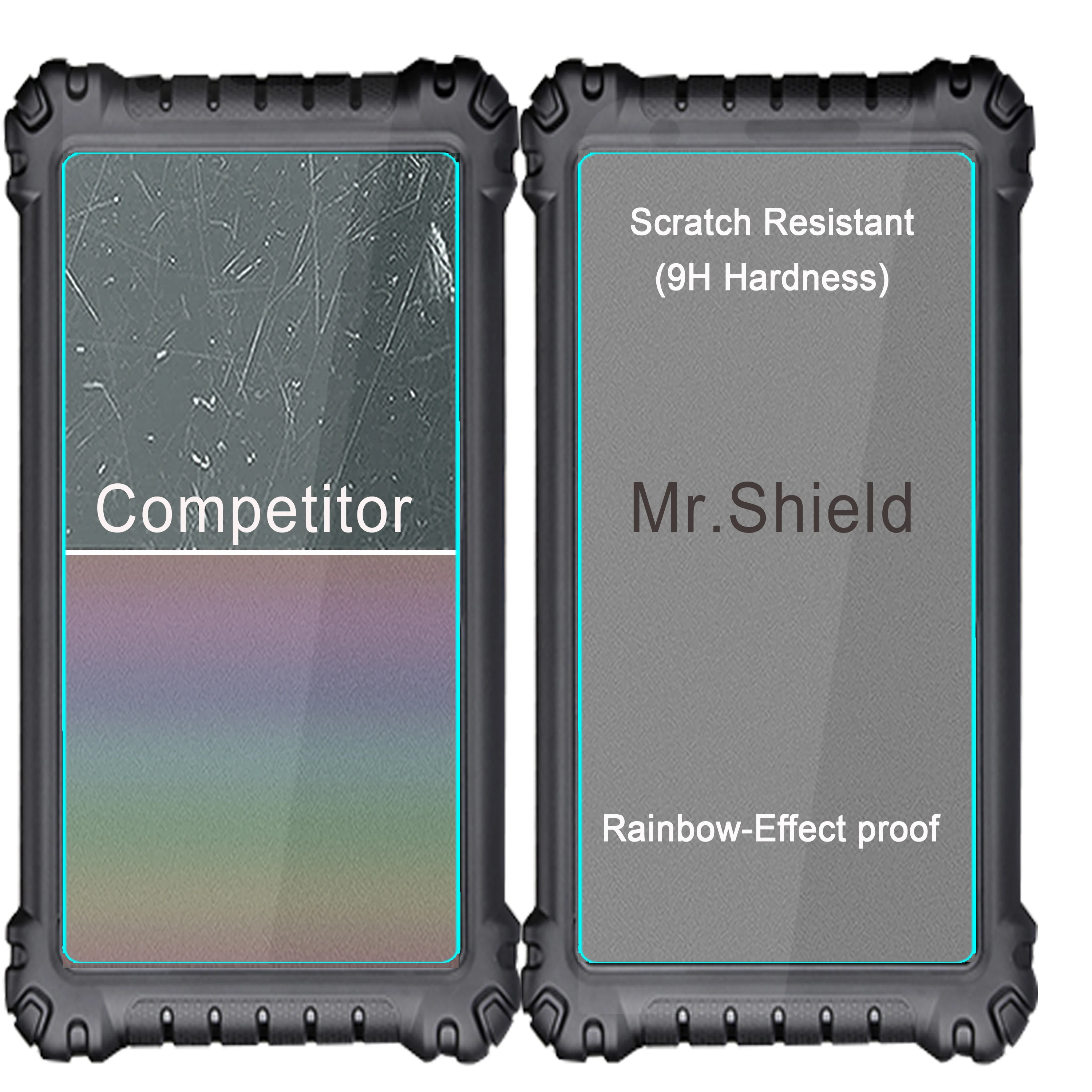 Mr.Shield Tempered Glass Screen Protector For Autel MaxiSys Ms906 PRO/ Ms906 PRO-TS，MaxiCOM MK906 PRO/Mk906 PRO-TS/MK906S PRO-TS