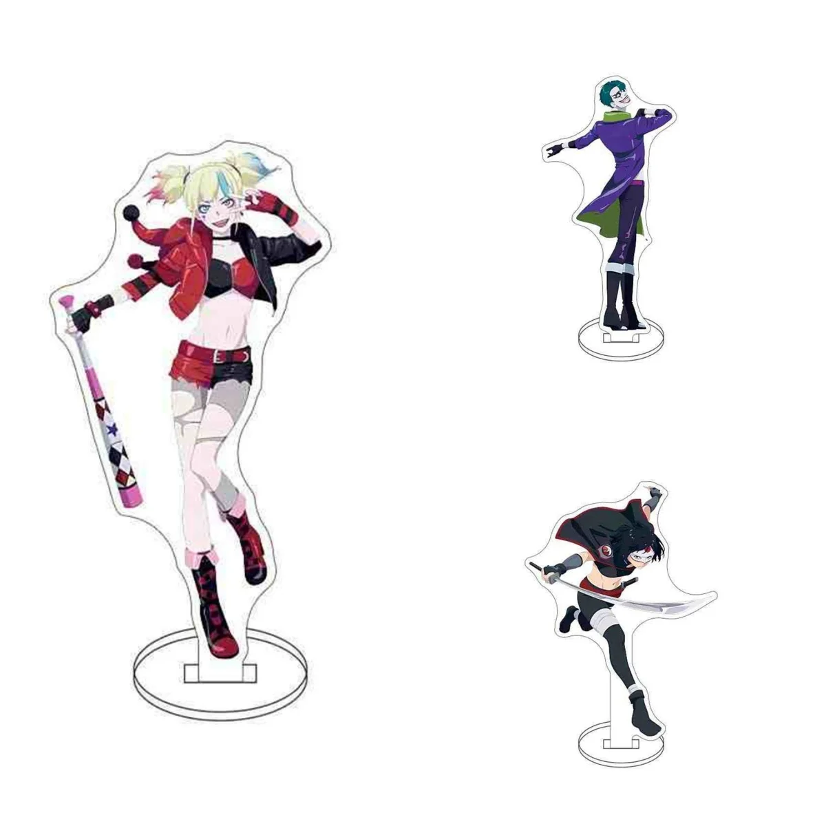 Hot Anime Suicide Squad ISEKAI soporte acrílico modelo figura Cosplay soporte de placa Topper Fans Navidad decoración de escritorio placa regalo