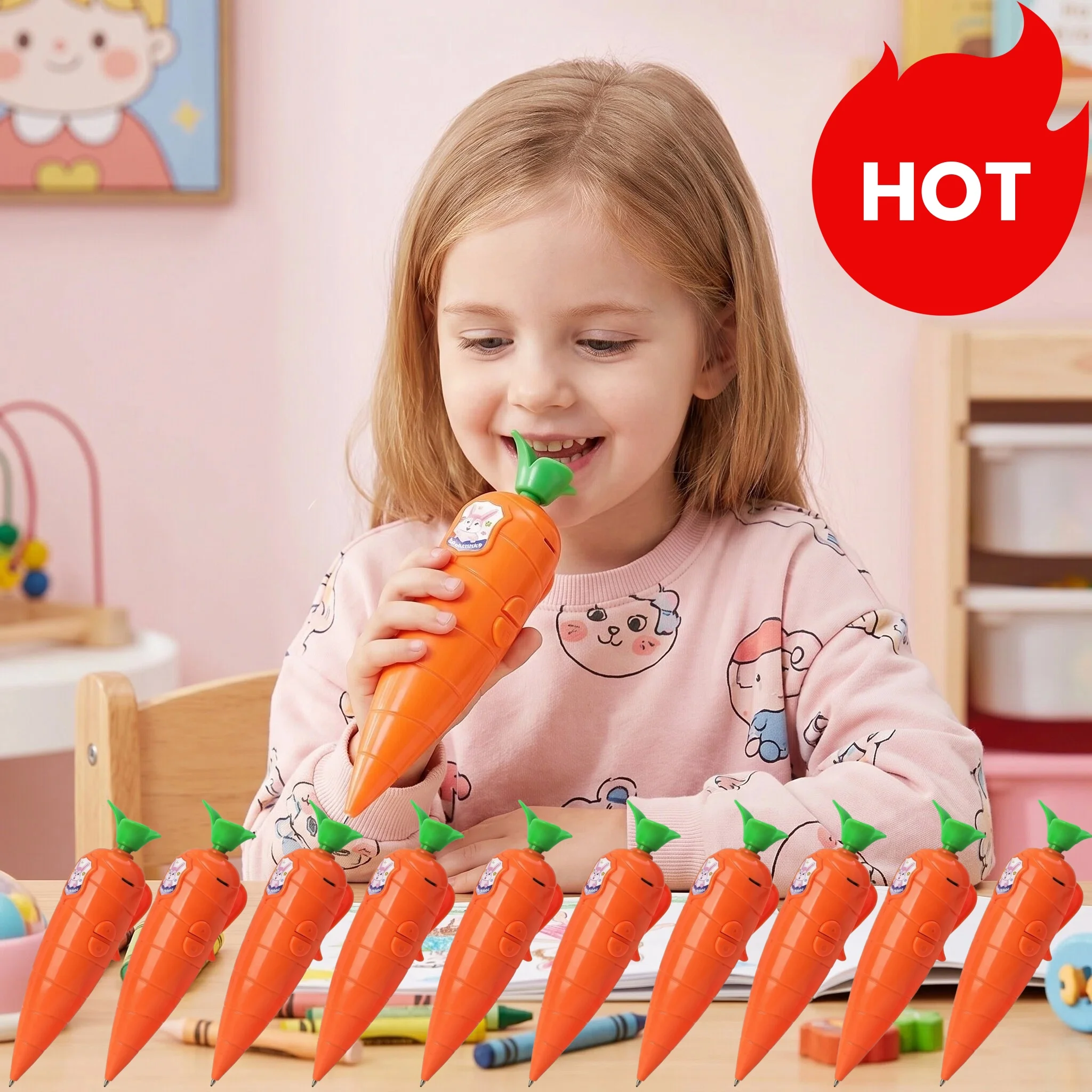 

10PCS Judy & Nick Carrot Voice Recorder Electronic Sound Toy Can Write Graffiti Ballpoint Pen Novelty Voice Recorder Pen Gift