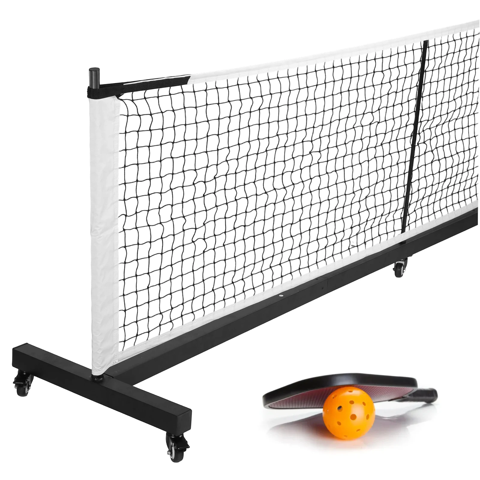 

Badminton Net Height Adjustable Volleyball Net Wide Foldable Pickleball Net Stand for Tennis Driveway Backyard Tennis Net Set