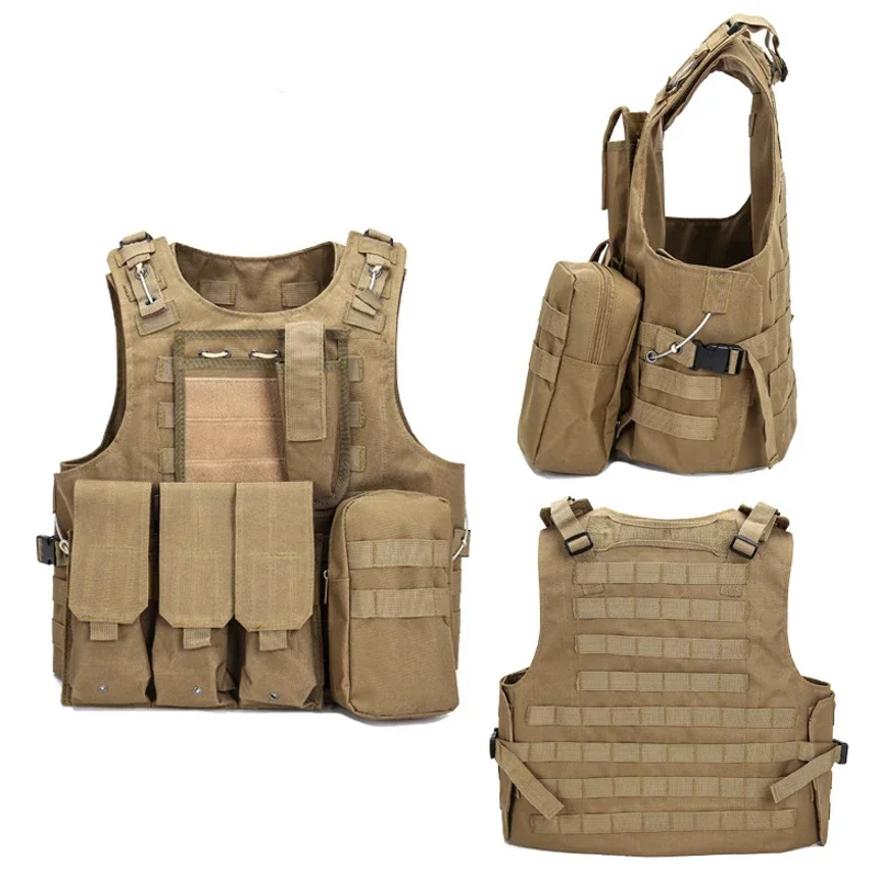 Chaleco Portaplacas Táctico MOLLE Multicam – Combate y Airsoft - imagen 4