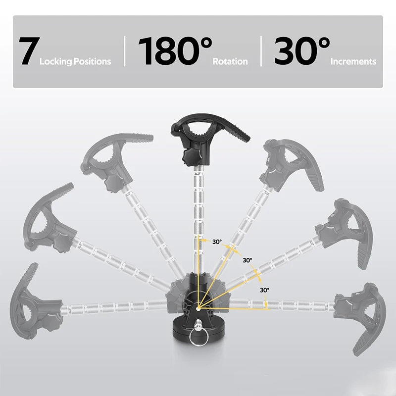 Immagine 6: Supporto per stabilizzatore motore per peschereccio elettrico per Minn Kota Terrova, Riptide, Ulterra, PowerDrive include asta extra