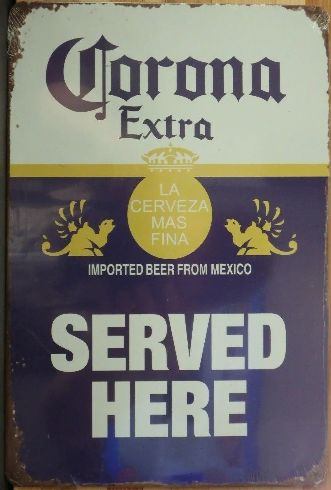 Corona Extra Metal Sign Drink Beer Vintage Tin Shed Bar Man Cave Iron Painting Wall Decor