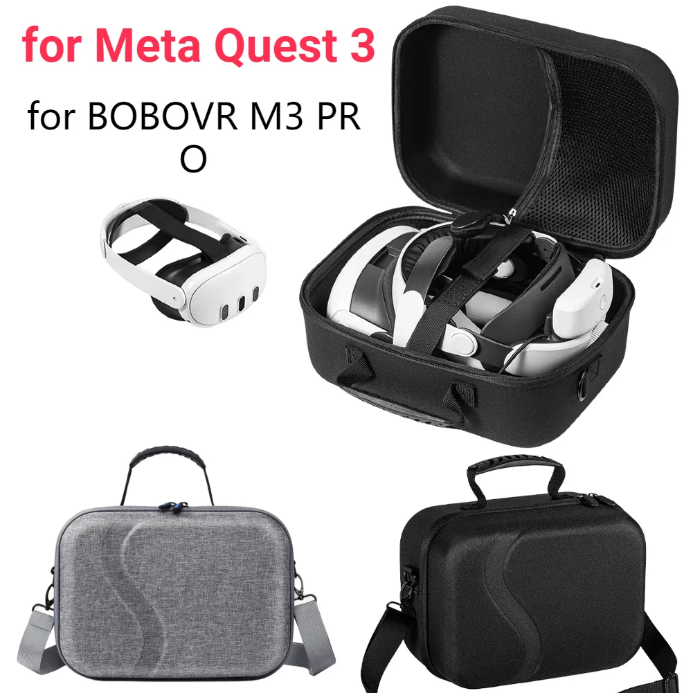 

Storage Case for Meta Quest 3 for BOBOVR M3 PRO Elite Strap Hard Shell Case Storage Bag for Travel and Home Storage