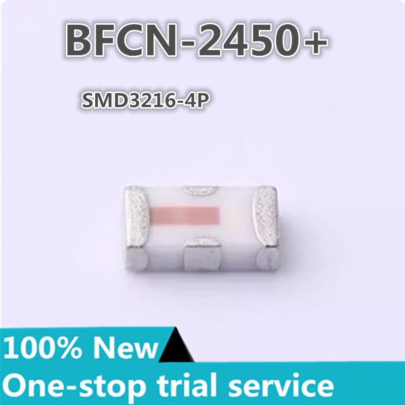 2-50pcs %new stock BFCN-2450+ SMD3216-4P 2400-2550MHz frequency 1206 ceramic filter