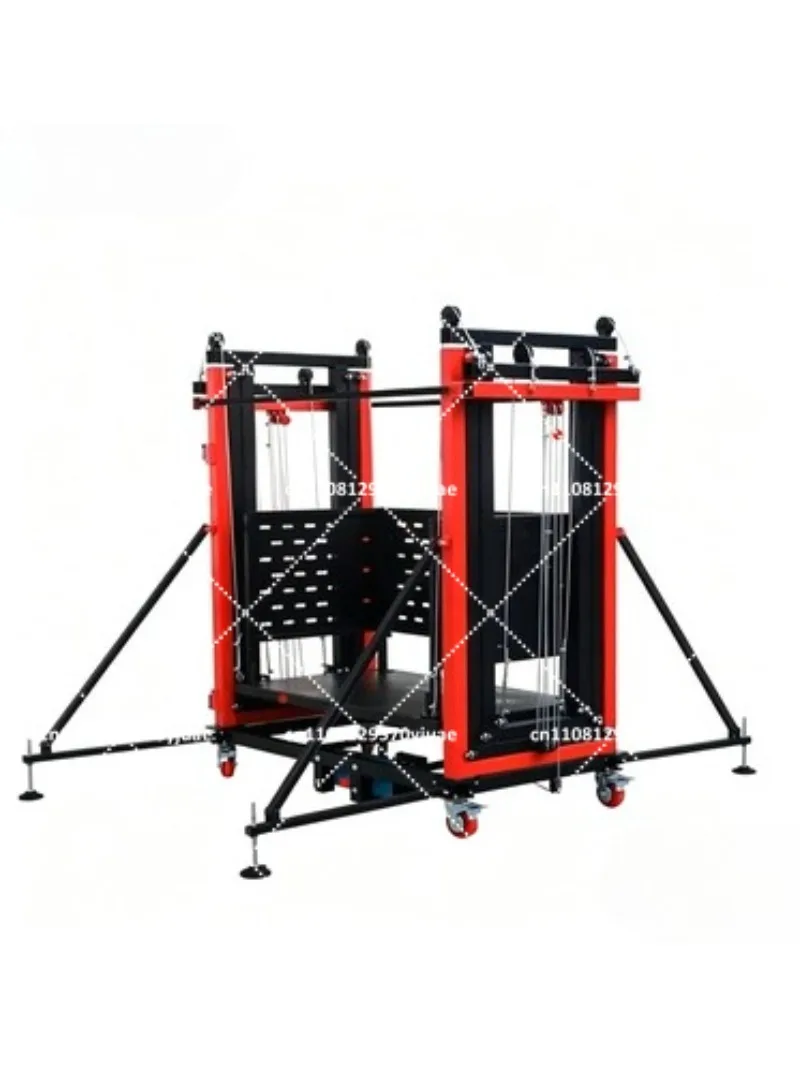 Mobile Folding Electric Scaffolding Lift for Construction Site Home Decoration Aerial Work Platform