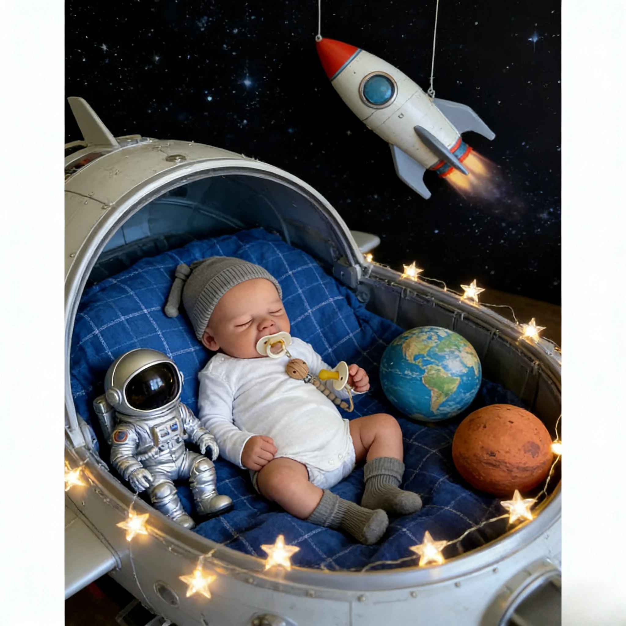 Bambola rinata addormentata Romy realistica da 18 pollici pre dipinta, pelle morbida 3D, capelli disegnati a mano