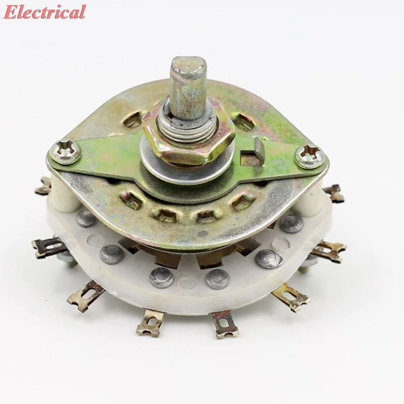 1PC Selectable 1 Deck Band Channel Rotary Switch Selector 1P6T 2P5T 1P7T 4P2T 1P5T 2P2T 2P4T 1P9T 3P3T 1P11T 2P3T KCX KCZ KCT