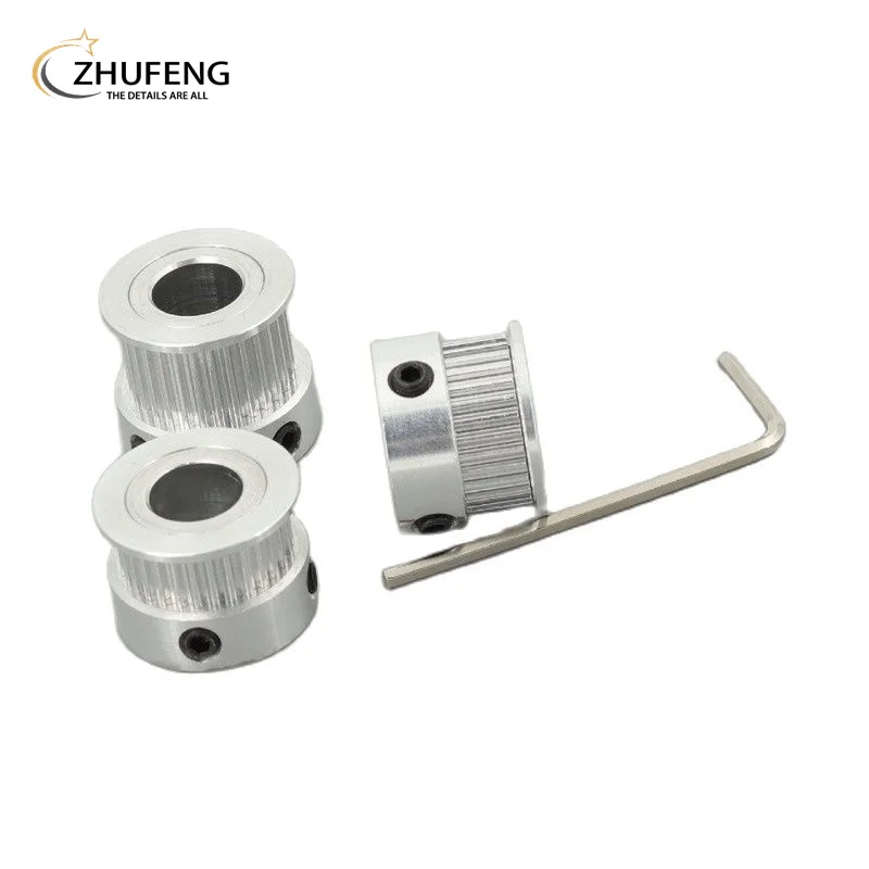 3D Printer Parts GT2 Timing Pulley 2GT 30 Tooth Teeth Bore 10/12/12.7/14/15mm Synchronous Wheels for Width 6/10mm Belt