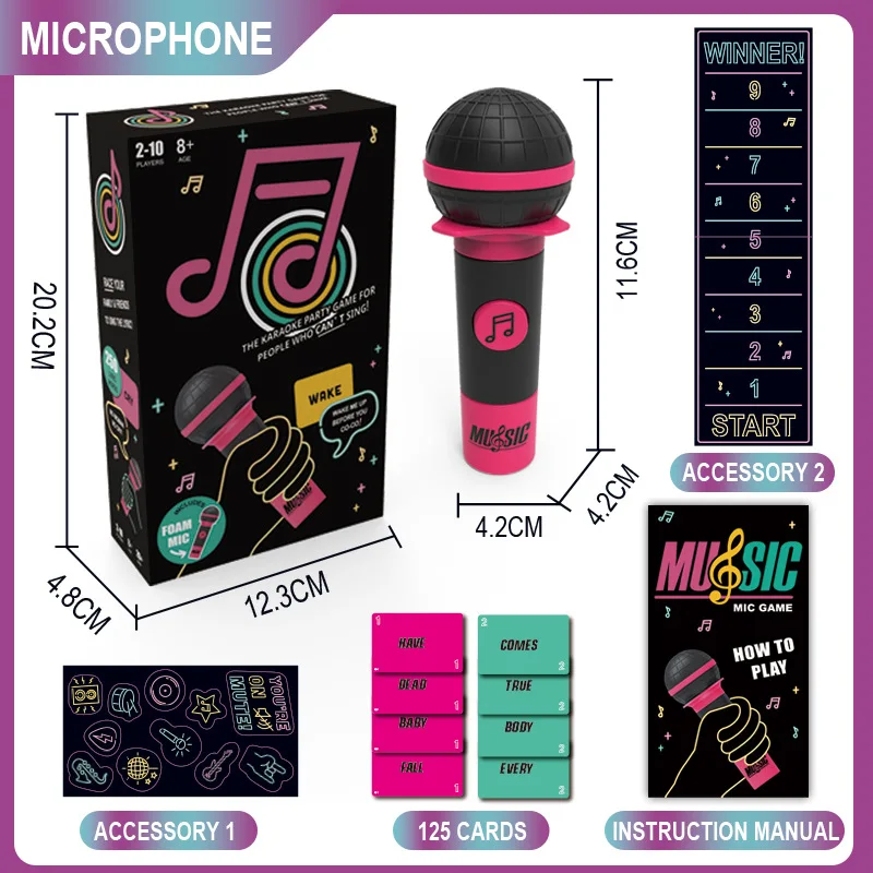 Alto-falante de microfone de karaokê para crianças, crianças jogam microfones criança amplificação de voz brinquedo de microfone retrô para cantar presente de crianças f