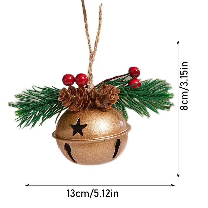 أجراس عيد الميلاد الحلي الباب الأمامي جلجل أجراس أجراس الحائط الزخرفية الحلي الجميلة الباب الأمامي جلجل أجراس للجدار