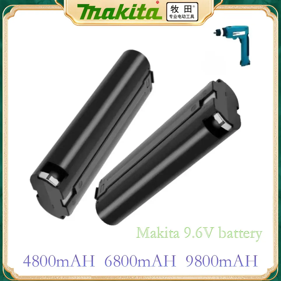 9.6V 6.8Ah Li-Ion Battery Replacement for Makita 9000 9002 9033, 6095D 6096D 6093D 6012HD DA391D 5090D 4390D 5090D 8402VD ML902