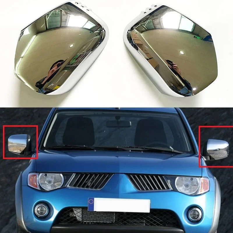 

Аксессуары для Mitsubishi Triton L200 2005-2014 Pajero Sport 2011, боковое крыло, дверное зеркало, украшение, Стайлинг автомобиля