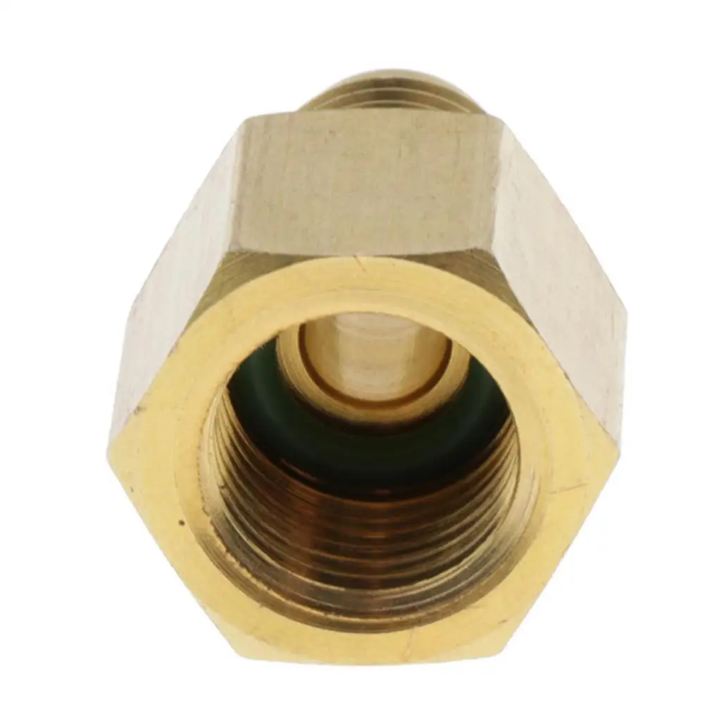 Brass Nitrogen Tank Adapter Durable Regulator Tool Tight Fit Service Accessory for G1 1 4 SAE Tube