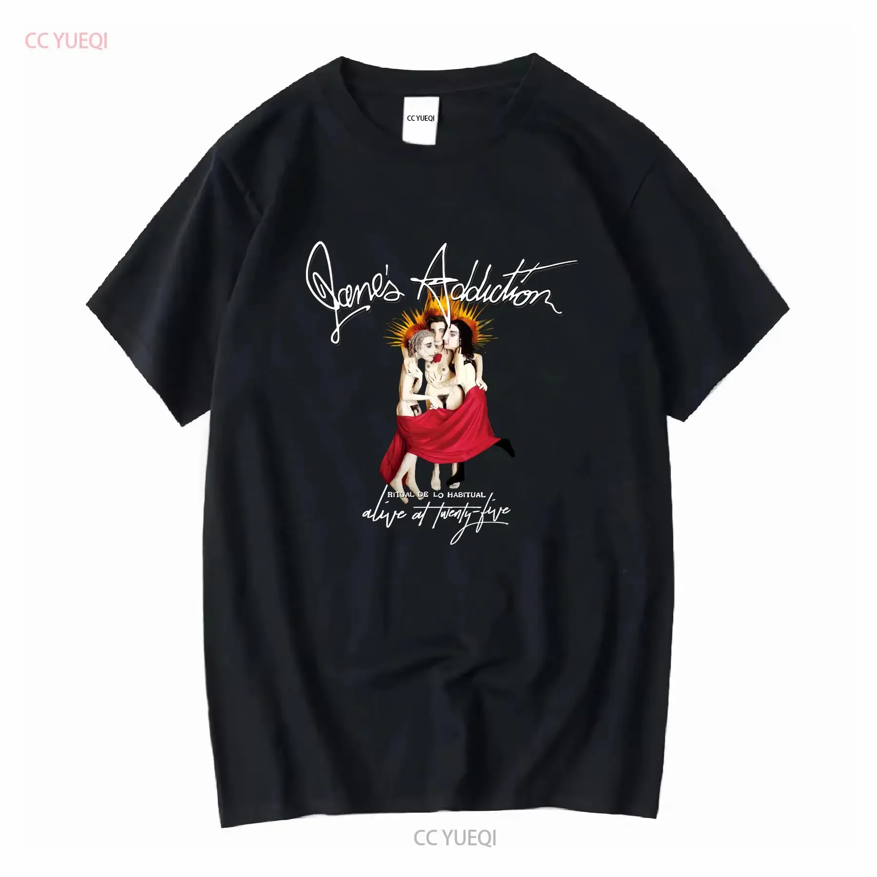 Janes Addiction Band Black Cotton T Shirt All Size S 234XL long or short sleeves vintage Washed designer clothes Comfortable