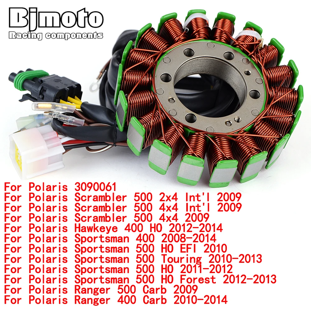 

Motorcycle Stator Coil For Polaris Ranger 500 Carb 2009 400 Carb 2010 2011 2012 2013 2014 3090061