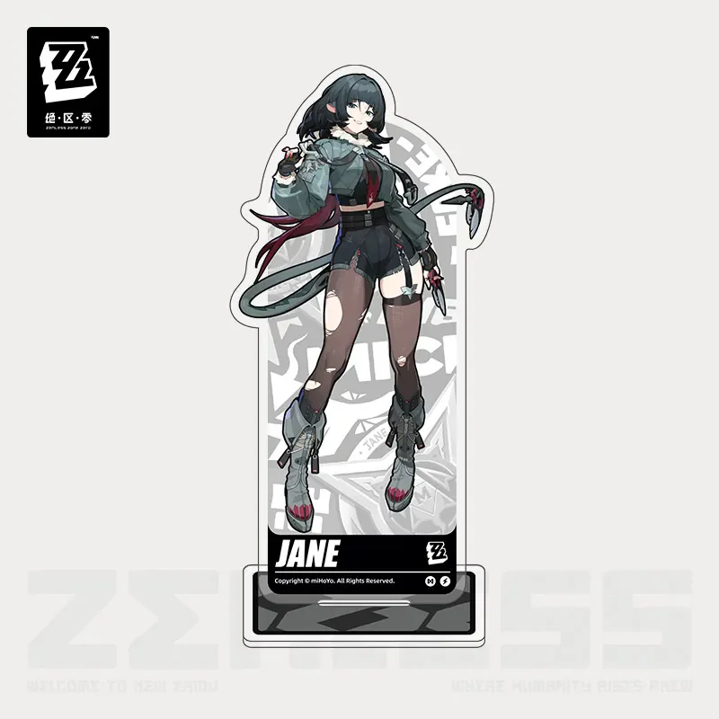 

Anime Game Zenless Zone Zero Official Merch miHoYo Original LH Series Acrylic Stand Unknown Camp Jane Doe Desktop decorations ﻿