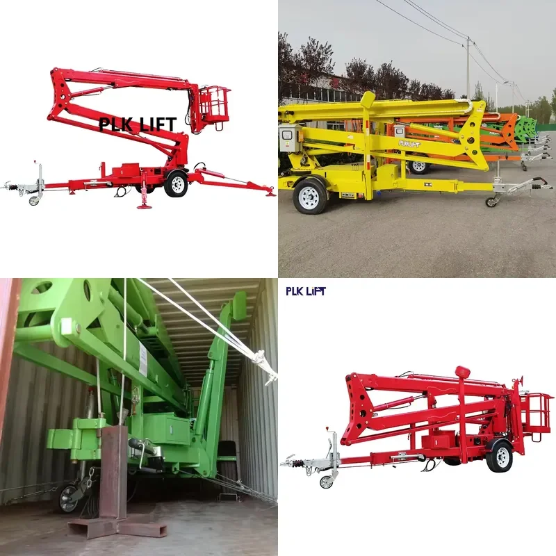 2026 CE 360 Swivel Turret Articulated Telescopic Towable Spider Nacelle Boom Lift
