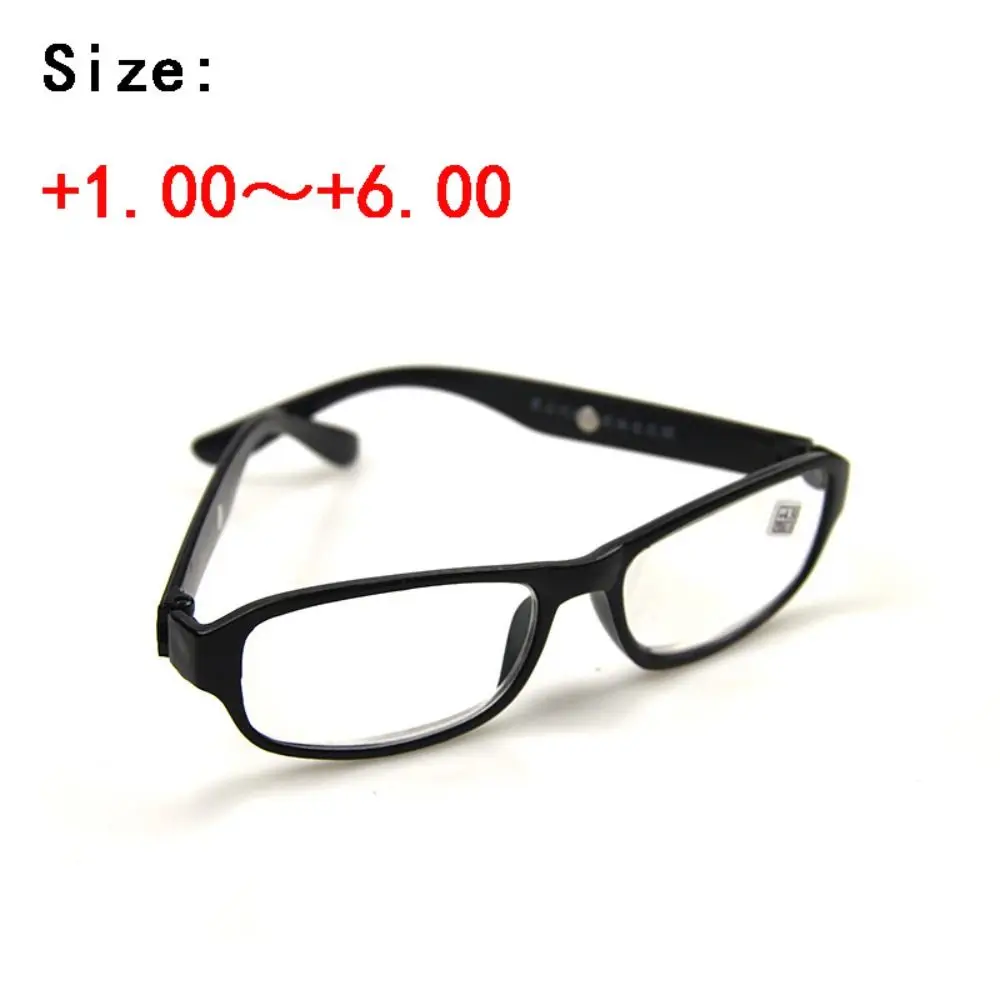 New Bussiness Reading Glasses Optical Lens Plastic Rectangle Frame Reader Men Women Anti Eyestrain Eyewear Diopter +1.0~+6.0