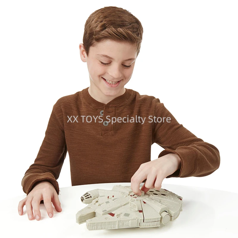 Star Wars The Force Awakens Micro Machines First Order Star Destroyer Millennium Falcon Desktop Model Playset Boy Birthday Gifts