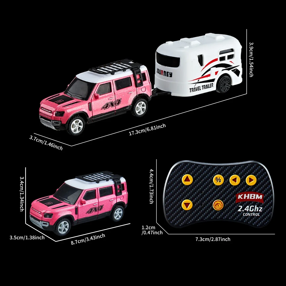 Neues RC-Auto, MINI-Legierung, 1/64 ferngesteuertes Auto, bequem zu tragen, 60 Minuten Arbeitszeit, Kindergeschenke, elektronisches Spielzeug – Detail 9