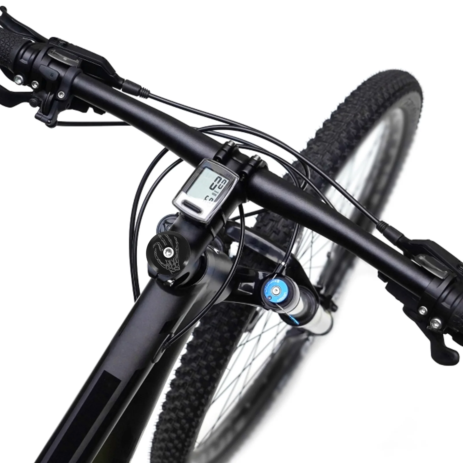 

Titanium Alloy Headset Cap for 1 inch Bikes Mountain Road Accessories Durable Fork Bung Style Easy Installation