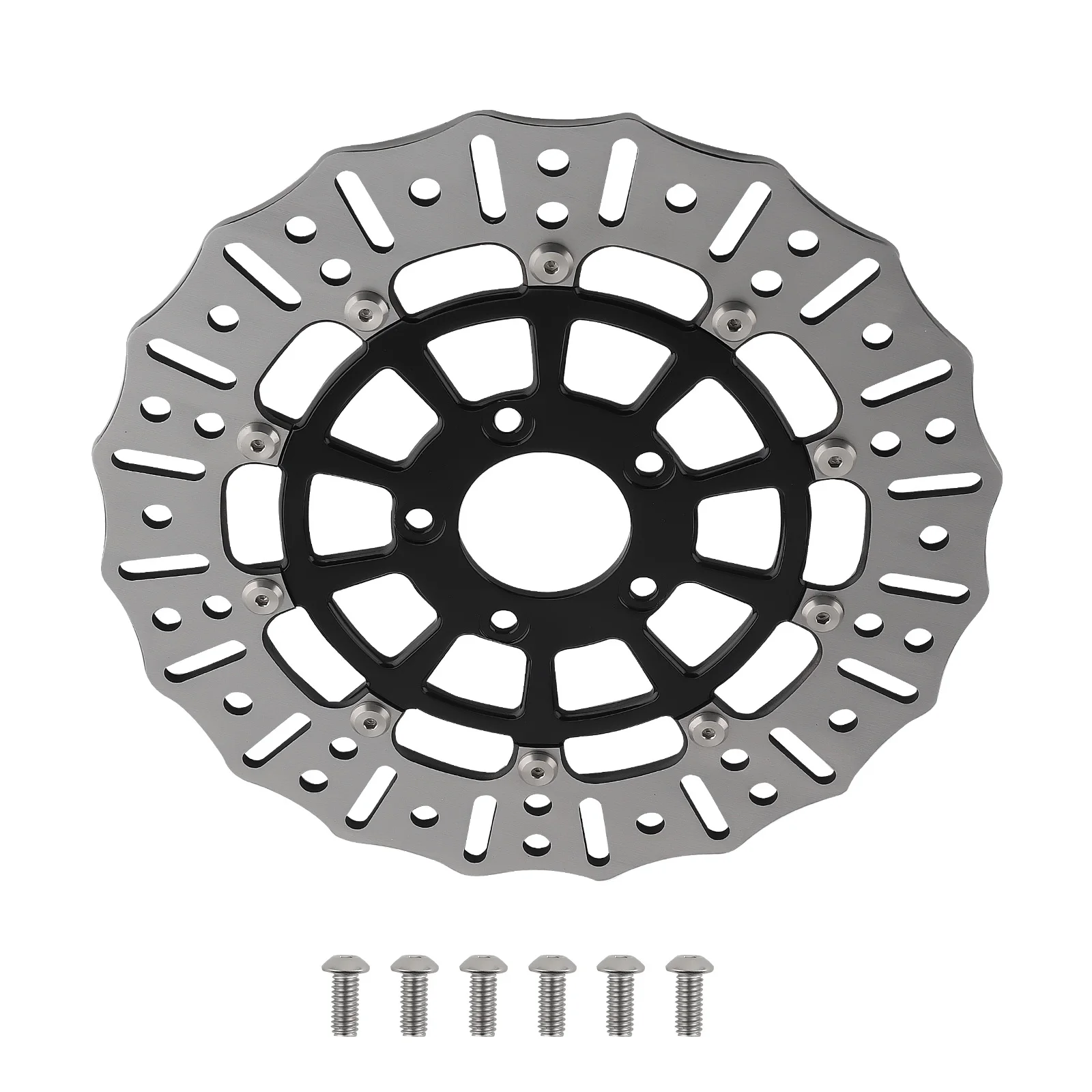 

Front Brake Rotor 11.8" for Harley-Davidson Dyna CVO Touring 2014-2021 Black